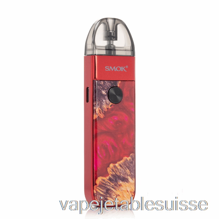 Vape Suisse Smok Pozz Pro 25w Pod System Bois Stabilisateur Rouge